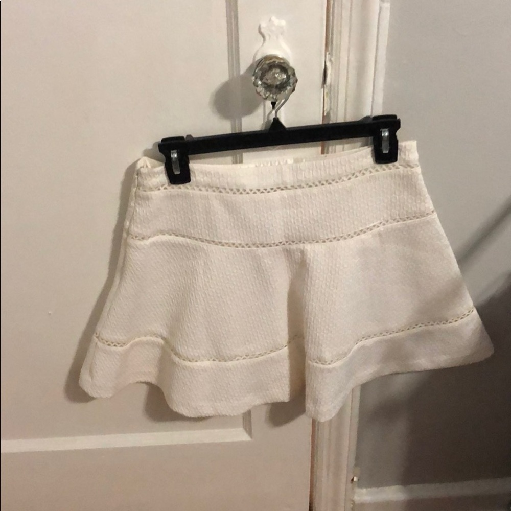 White skirt